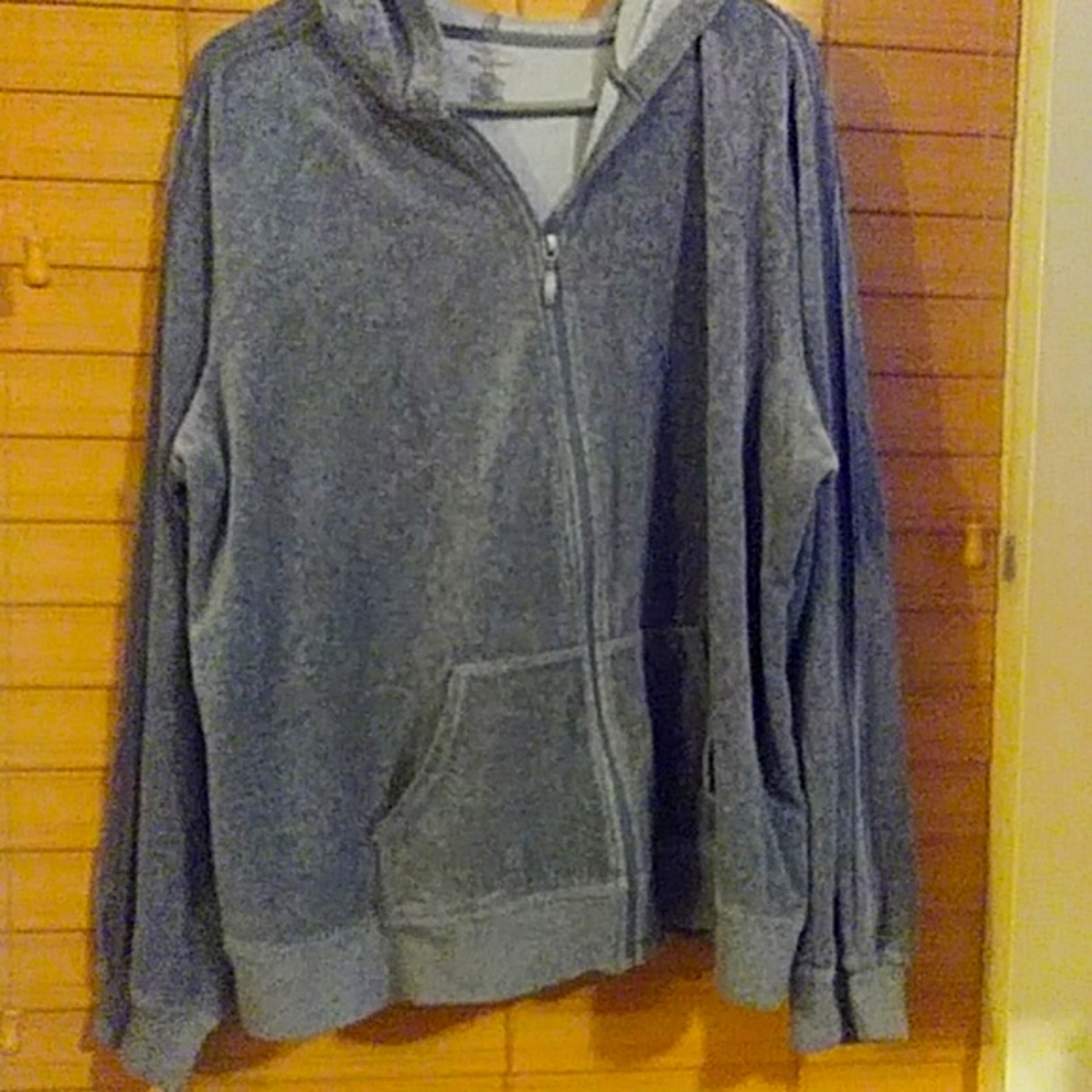 2 pc set Grey track suit pants & jacket inc'd